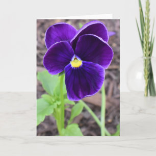 Tarjeta de saludo floral