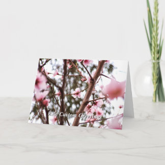 Tarjeta de saludo floral Spring Breeze Blossom
