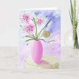 Tarjeta de saludo Floral Watercolor