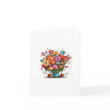 Tarjeta de saludo, Flores, tarjeta en blanco, cual