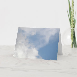 Tarjeta de saludo Fluffy Clouds