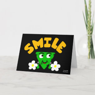 Tarjeta de saludo Franken-Cheese Smile