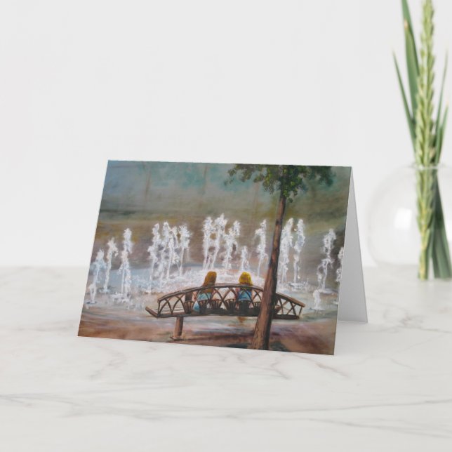 Tarjeta de saludo "Fuentes de la Juventud" (Anverso)