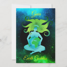 Tarjeta de saludo Gaia Earth Goddess