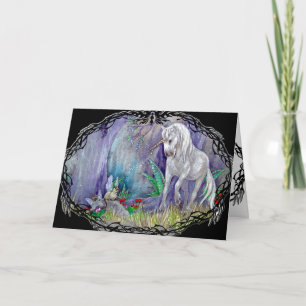 Tarjeta de saludo - Gatos de unicornio para produc