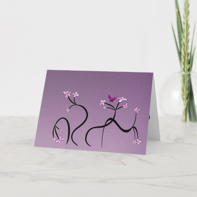 Tarjeta de saludo Gentle Florals (Anverso)