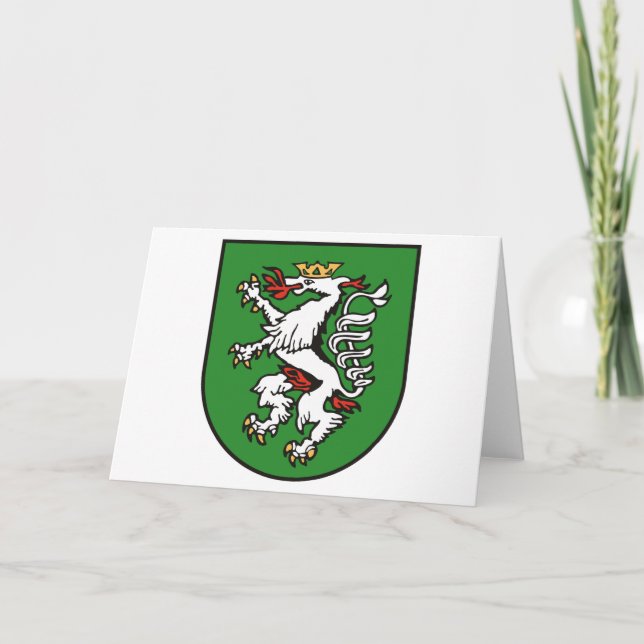 Tarjeta de saludo Graz Coat of Arms (Anverso)