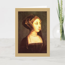Tarjeta de saludo Henry VIII de la esposa de Anne