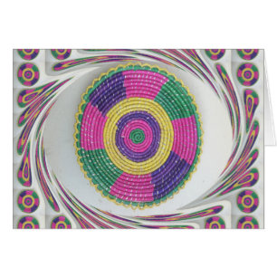 Tarjeta de saludo horizontal hermosa África asombr