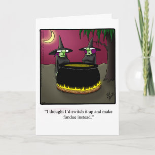 Tarjeta de saludo Humor de Halloween "Spectickles"