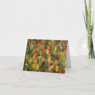 Tarjeta de saludo inspirada en otoño