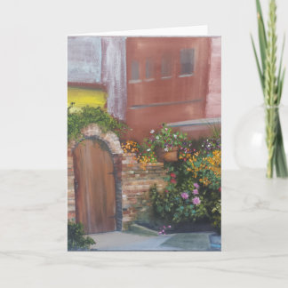 Tarjeta de saludo "jardín oculto"