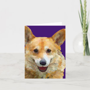 Tarjeta de saludo "Jazz" de Welsh Corgi