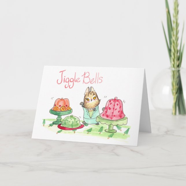 Tarjeta de saludo Jiggle Bells (Anverso)