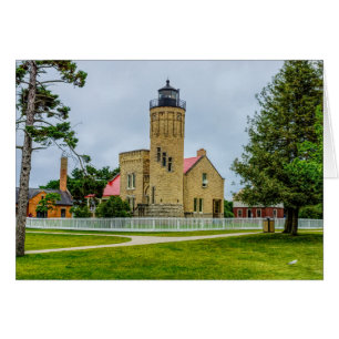 Tarjeta de saludo ligero Mackinac Point