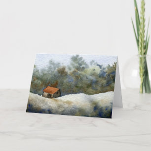 Tarjeta de saludo "Little Woodland Shed"