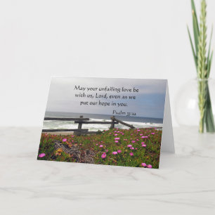 Tarjeta de saludo Love Blank de Ocean Flowers