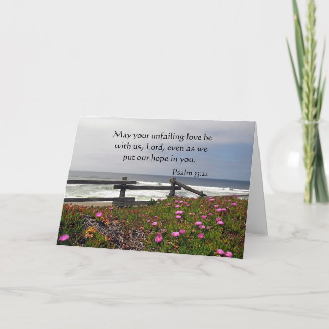Tarjeta de saludo Love Blank de Ocean Flowers (Anverso)