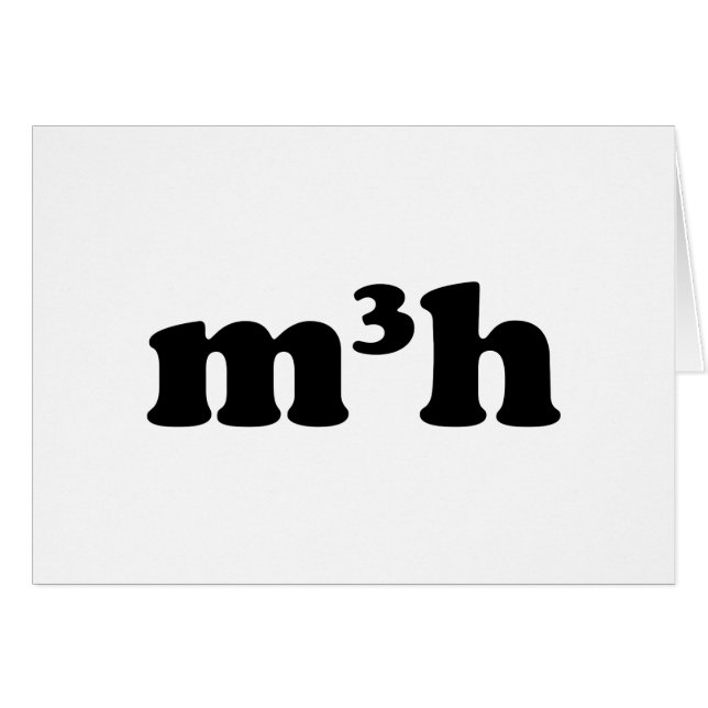 tarjeta de saludo m3h (Anverso (Horizontal))