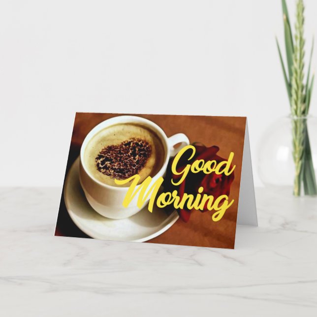 tarjeta de saludo matutino (Anverso)