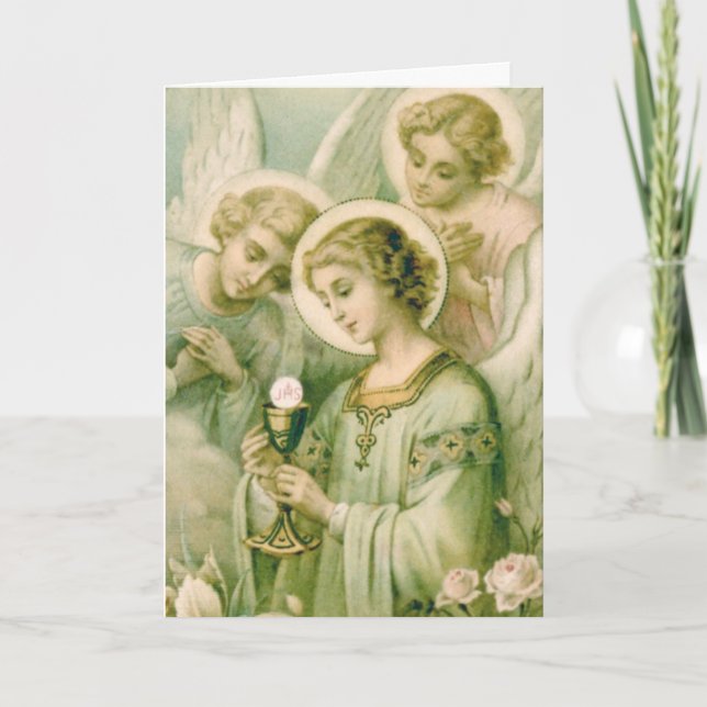 Tarjeta de saludo: Mi alma viaja al velo (Anverso)