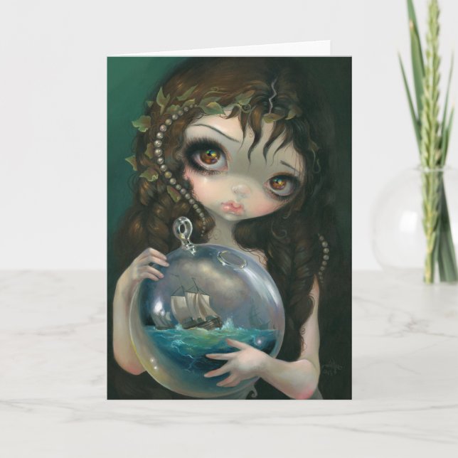 Tarjeta de saludo "Microcosm: Seascape" (Anverso)