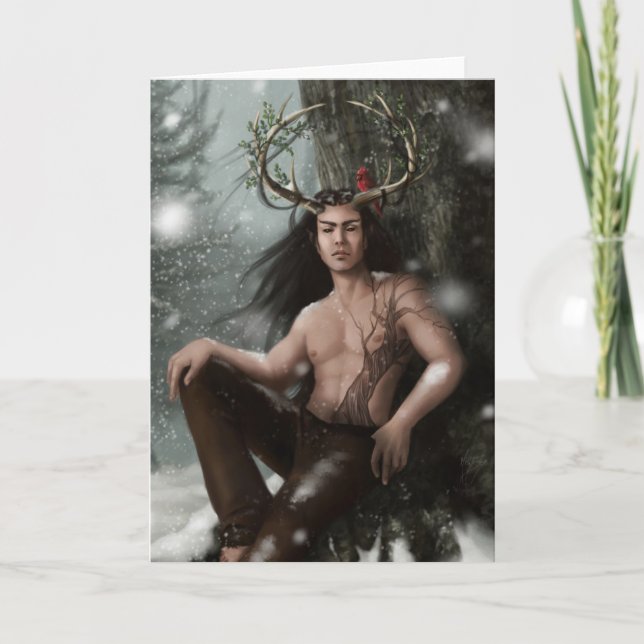 Tarjeta de saludo "Mistletoe" (Anverso)