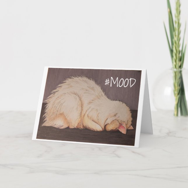 Tarjeta de saludo: #MOOD (Anverso)