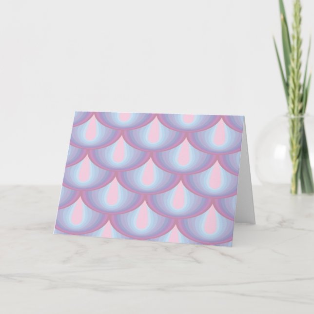 Tarjeta de saludo Moonstone Scales (Anverso)