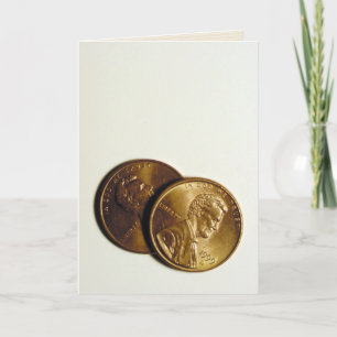 tarjeta de saludo "my two cents"
