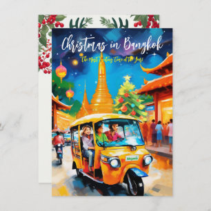 Tarjeta De Saludo "Navidades En Bangkok"