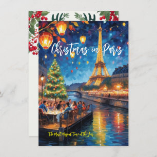 Tarjeta De Saludo "Navidades En París"