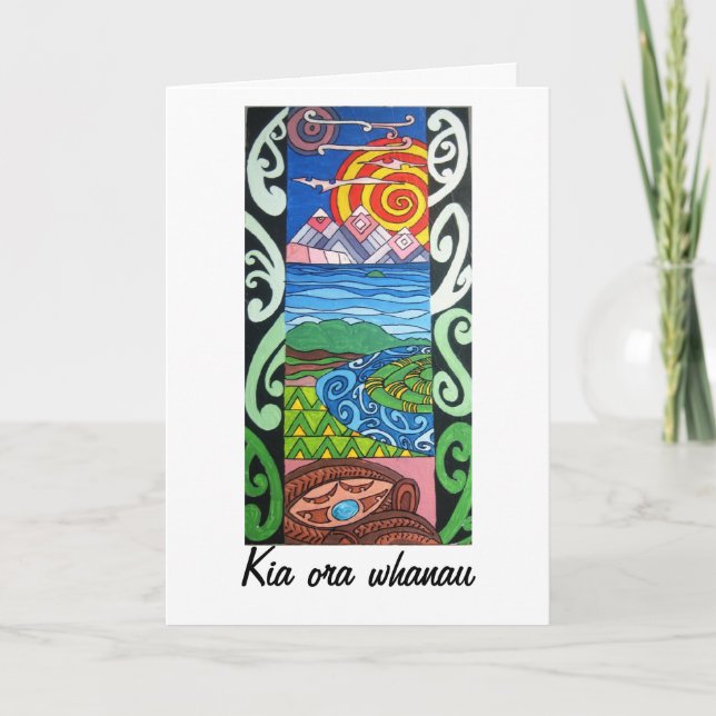 Tarjeta de saludo - NZ - Mi rebanada del cielo (Anverso)