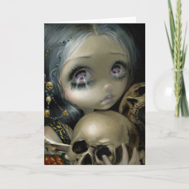 Tarjeta de saludo "Ossuary: The Collector" (Anverso)