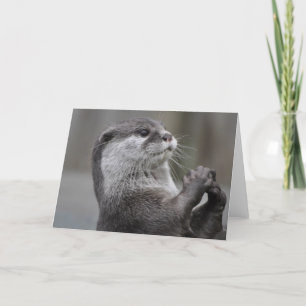 Tarjeta de saludo Otter Mastermind