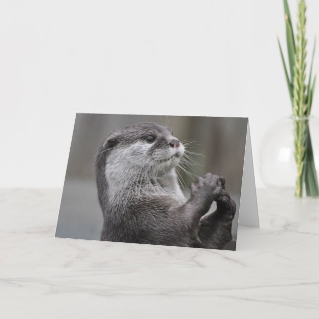 Tarjeta de saludo Otter Mastermind (Anverso)