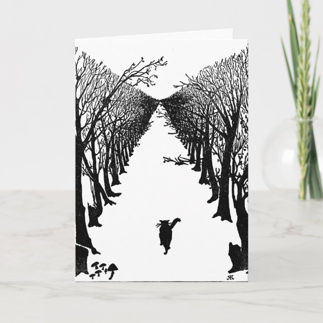 Tarjeta de saludo para gato Kipling (Anverso)