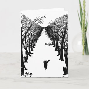 Tarjeta de saludo para gato Kipling