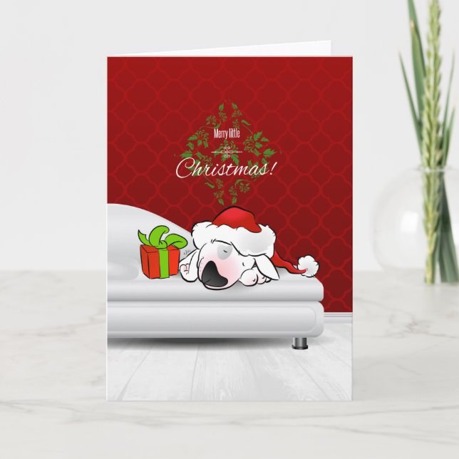 Tarjeta de saludo para Navidades del Personalizado (Anverso)