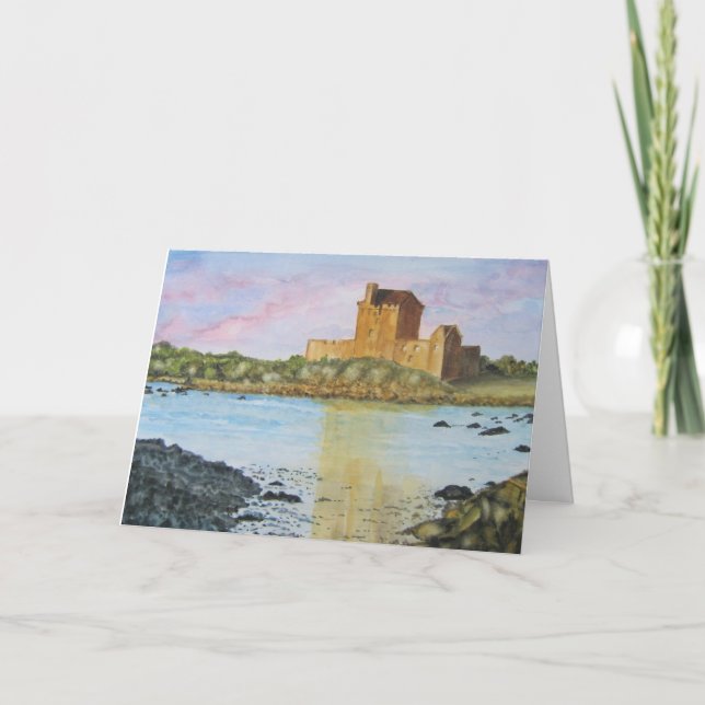 Tarjeta de saludo para Navidades irlandeses, Casti (Anverso)