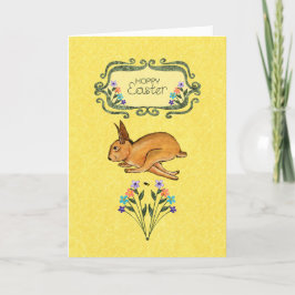 Tarjeta de saludo para niños de Pascua de Pesadill