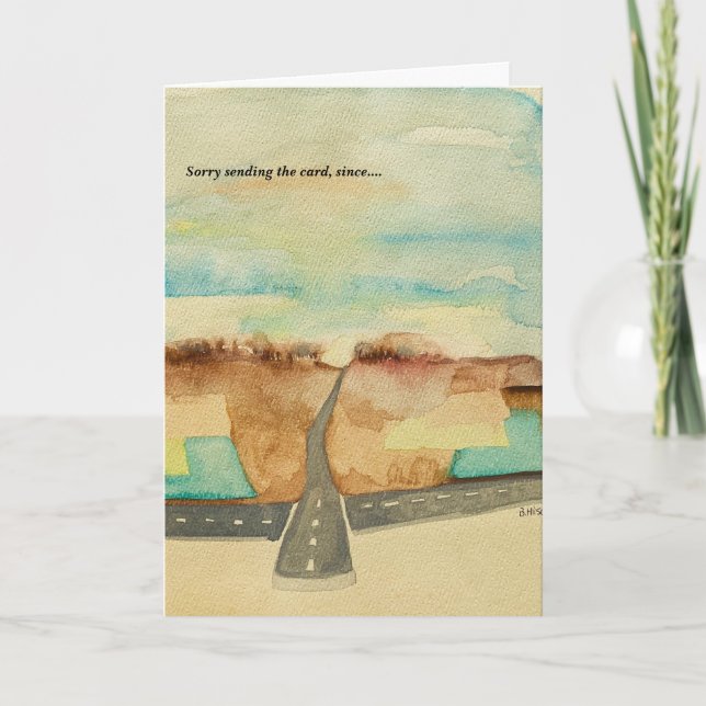 Tarjeta de saludo para perro de los Pirineos (Anverso)