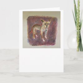 Tarjeta de saludo para perros Chihuahua