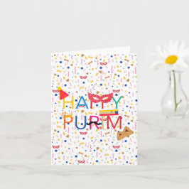 Tarjeta de saludo para Purim