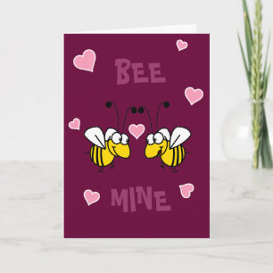 Tarjeta de saludo para ser mía abeja