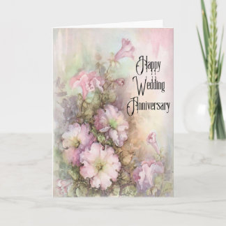 Tarjeta de saludo para un aniversario Boda