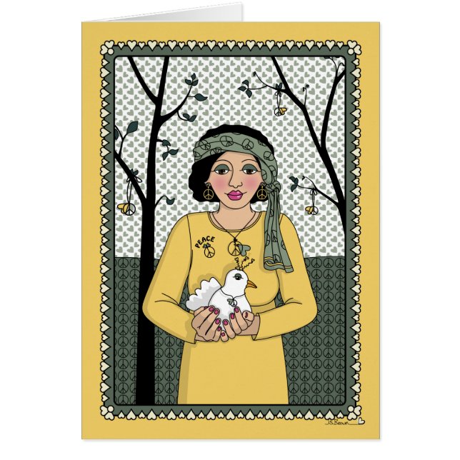 Tarjeta de saludo Peace of Mind_C (Frente)