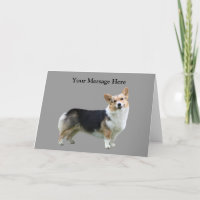 Tarjeta de saludo Pembroke Welsh Corgi