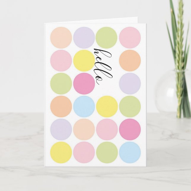 tarjeta de saludo "pensando en ti" (Anverso)