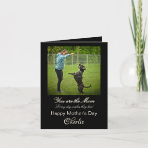 tarjeta de saludo personalizada de la mejor madre